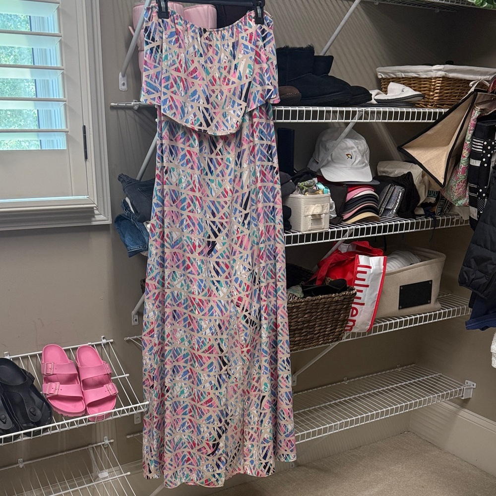 Buddy Love Multicolor Geometric Maxi Dress